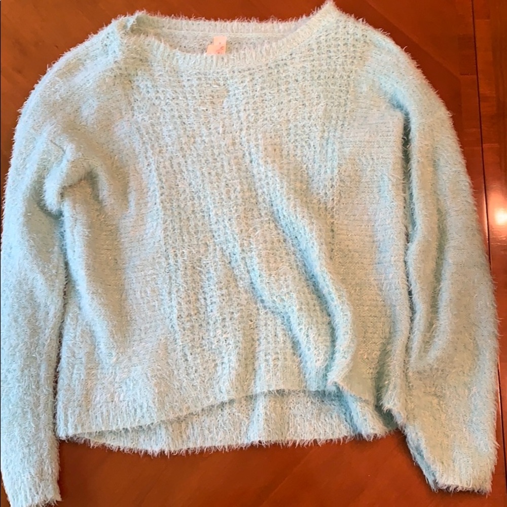 No Boundaries Fuzzy Sweater